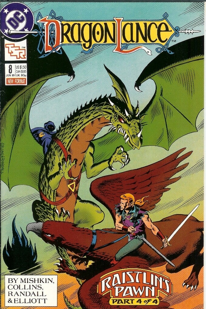 DragonLance. No. 8 Jun 1989 DC (TSR) Gr. 9.9