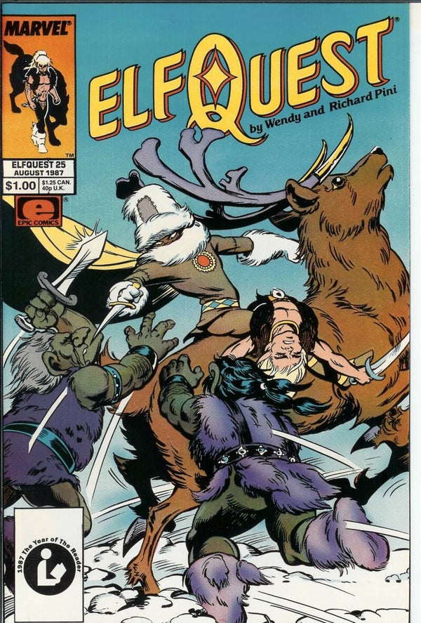 Elfquest. No.25 Aug 1987 Marvel/Epic Gr. 9.9
