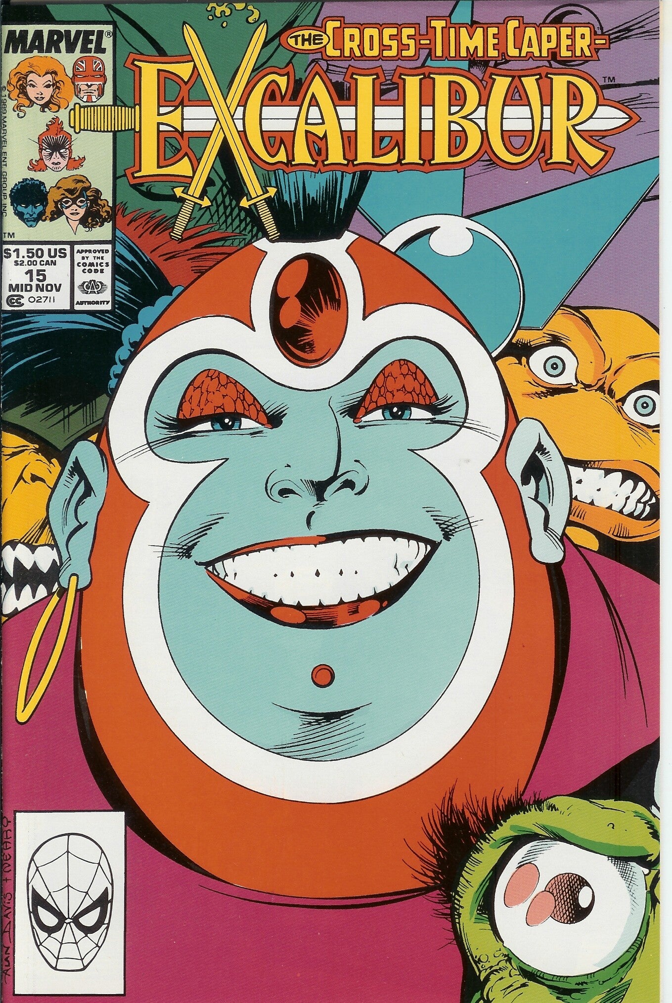 Excalibur. No 15. Dec 1989 Marvel Gr. 10.0