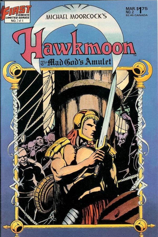 Hawkmoon: The Mad God's Amulet No.2. Mar. 1987. First. Grade 9.9