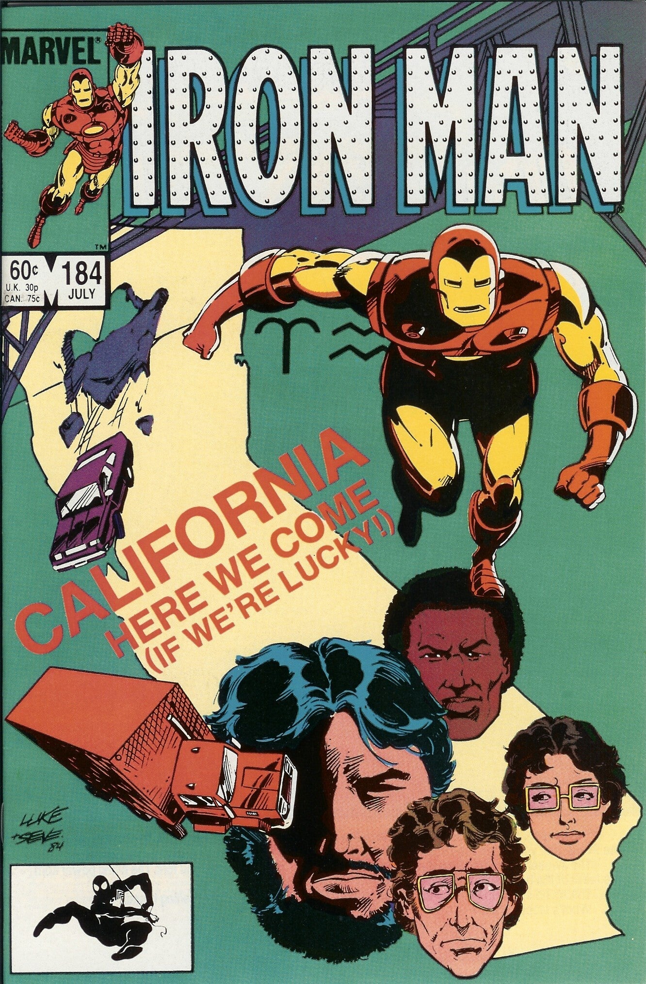 Iron Man, No. 184, Jul. 1984, Grade 9.2, Marvel.