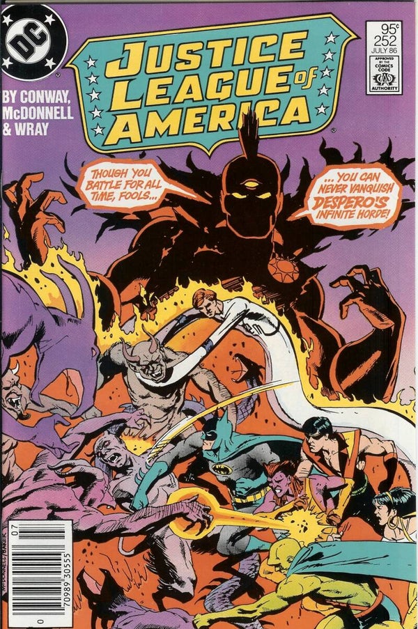 Justice League of America No. 252. Jul. 1986 DC. Gr. 9.9