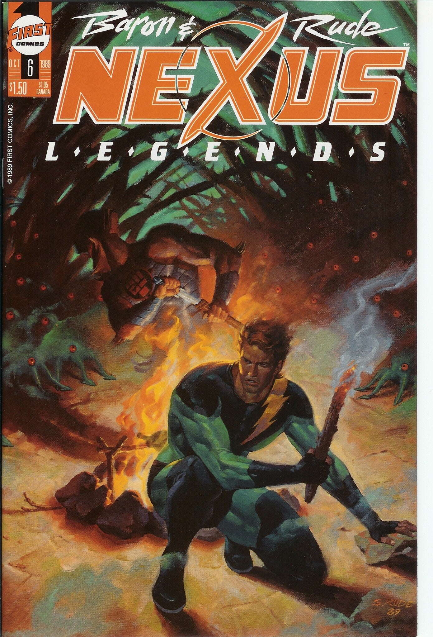 Nexus Legends. No.6. Oct. 1989. First. Grade 10.0