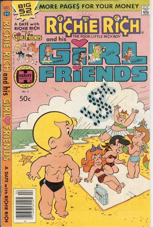 Richie Rich and his Girlfriends. No. 2. Nov 1979 Harvey Gr. 8.0