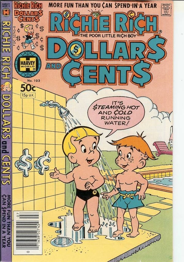Richie Rich Dollars & Cents. No. 103 Jul. 1981 Harvey Gr. 9.0