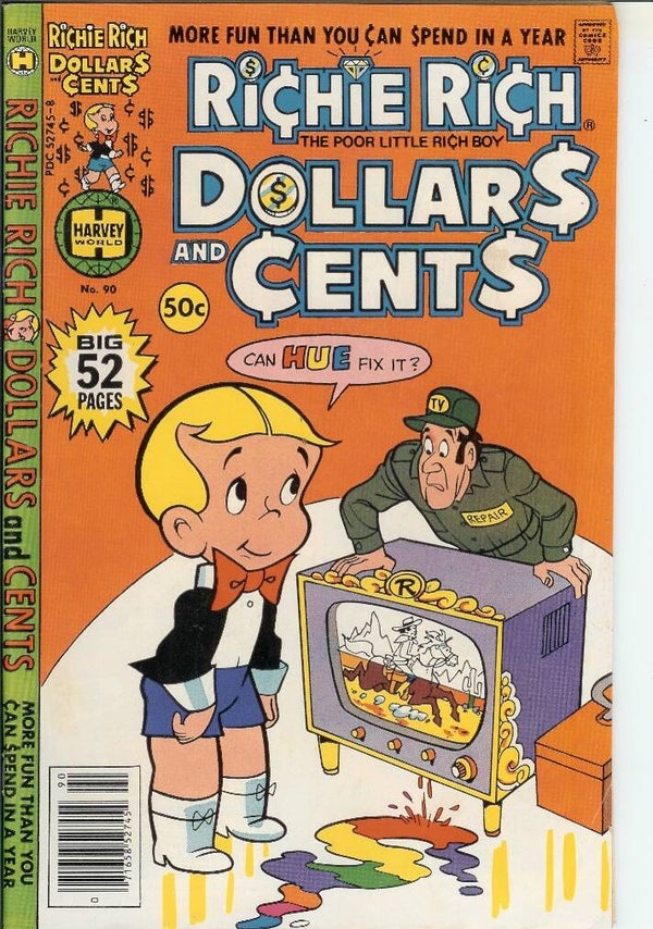 Richie Rich Dollars & Cents. No. 90 Mar. 1979 Harvey Gr. 9.0