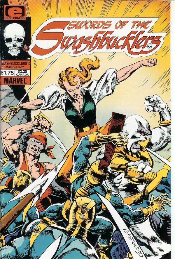 Swords of Swashbucklers. No 12. Mar 1987 Epic/Marvel 9.8