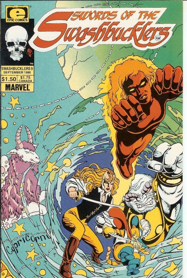 Swords of Swashbucklers. No 9. Sep 1986 Epic/Marvel 9.8