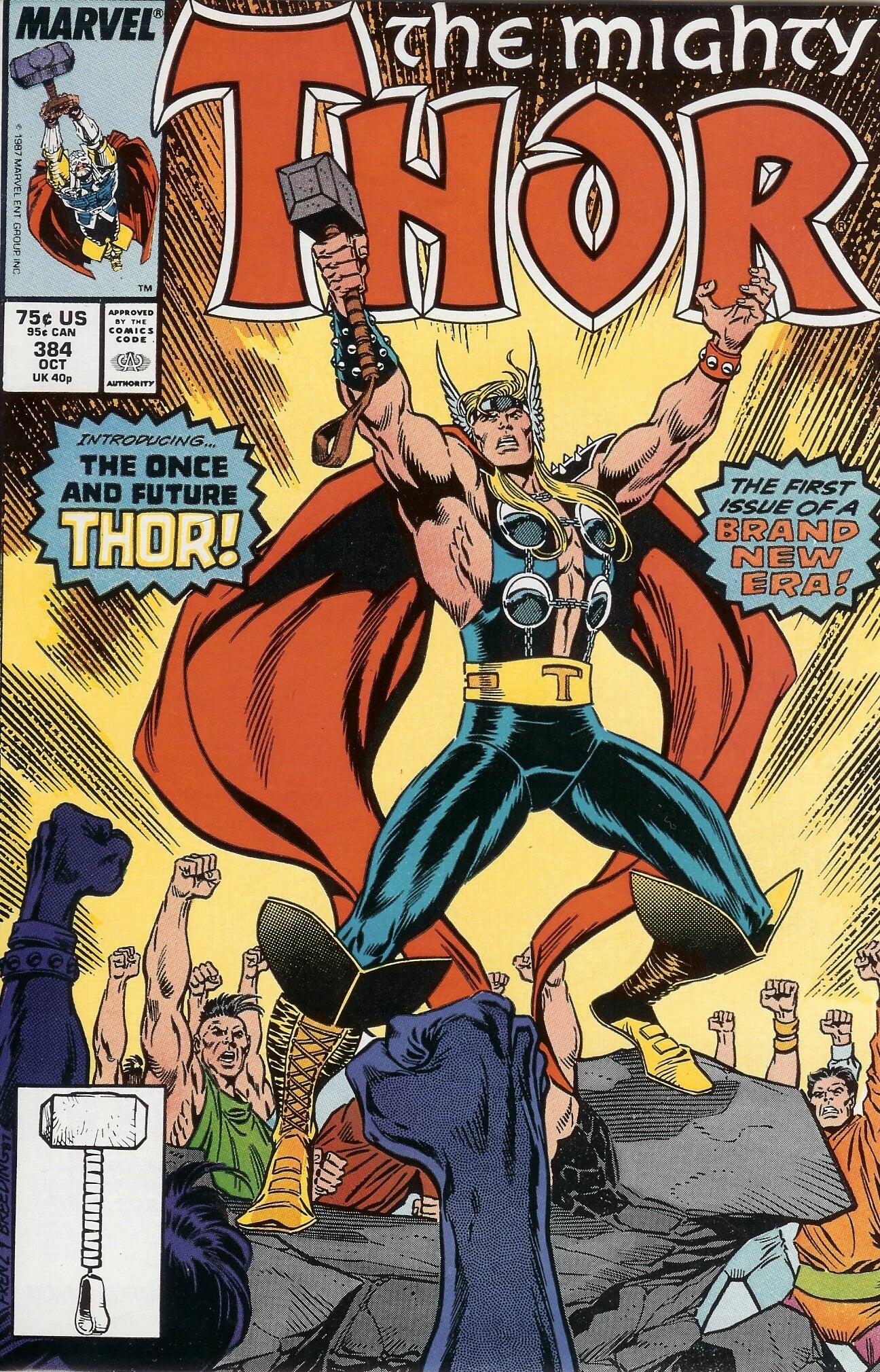 Thor. No. 384. Oct 1987. Marvel. Grade 9.9