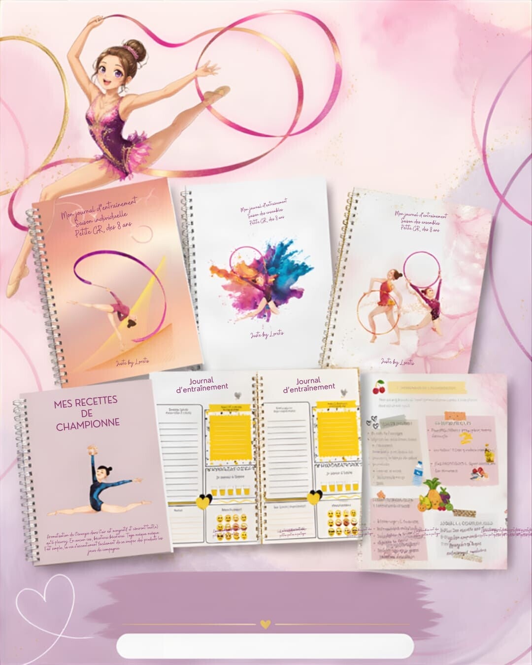Carnet d'entrainement petite GR dés 8 ans