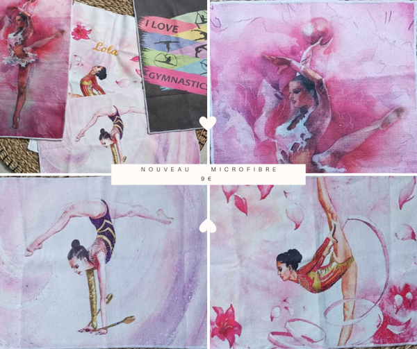 Serviettes microfibres aquarelle