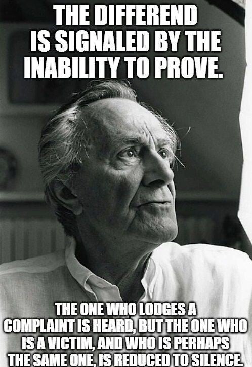 Differ Rant Le Différend / Jean-François Lyotard / ...working until the 2000s ...