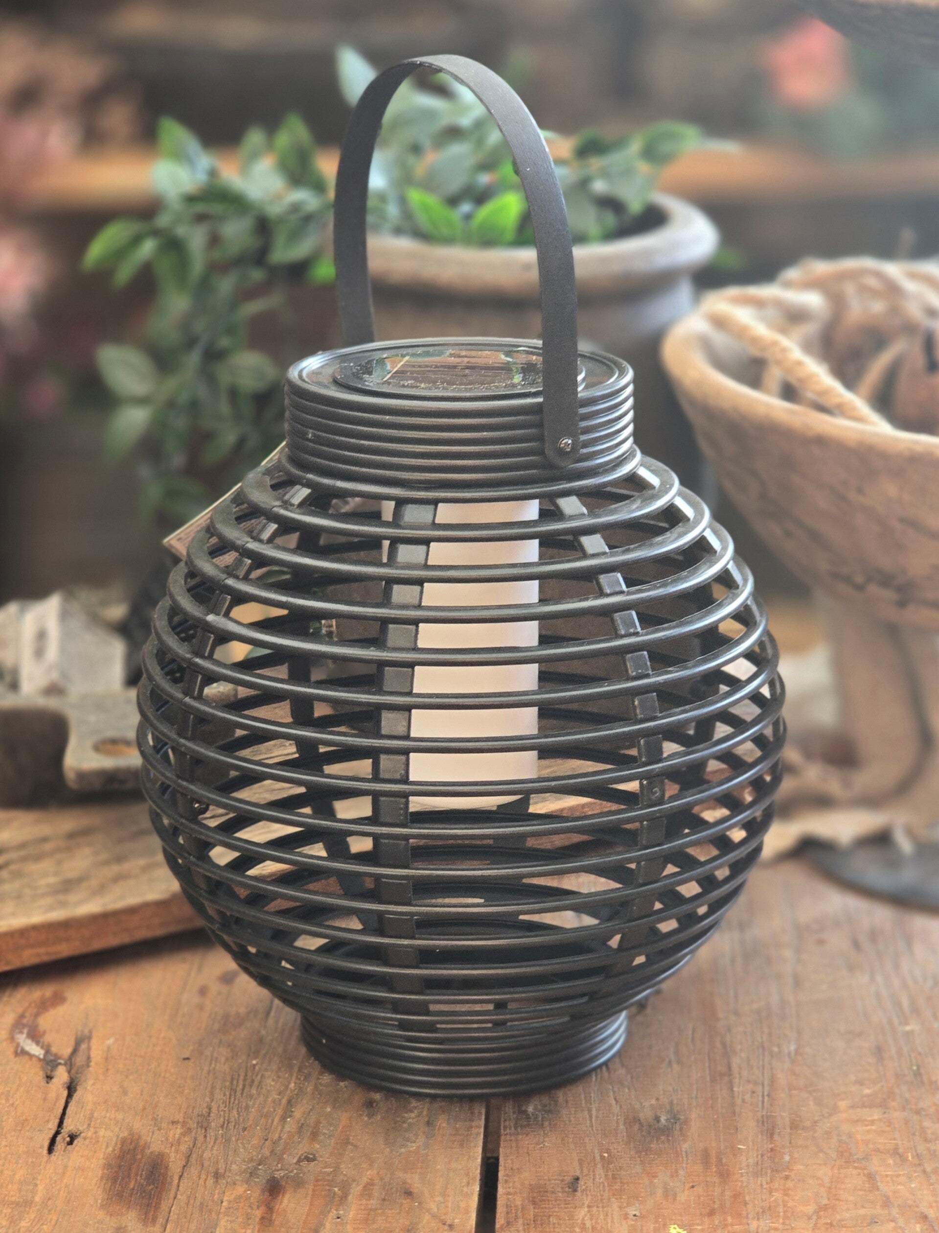 Solar Lantaarn with flame effect