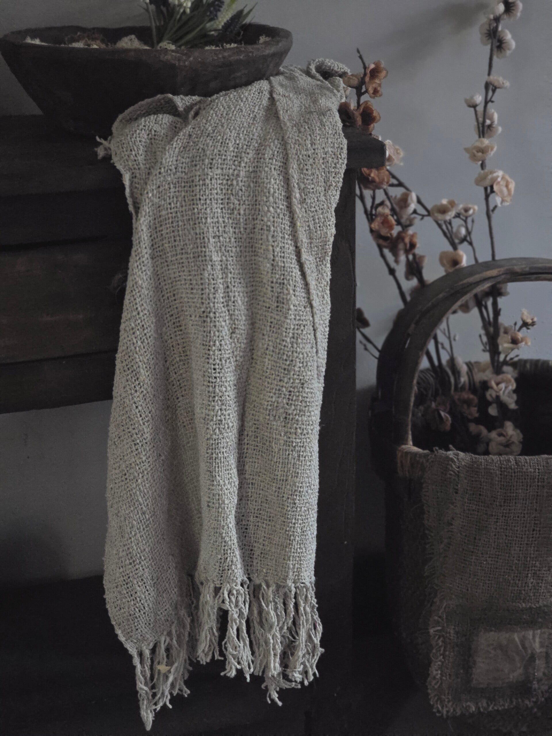 Shabby Doek Naturel groot