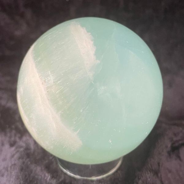 Pistachio Calcite Sphere (Stock No. 450)