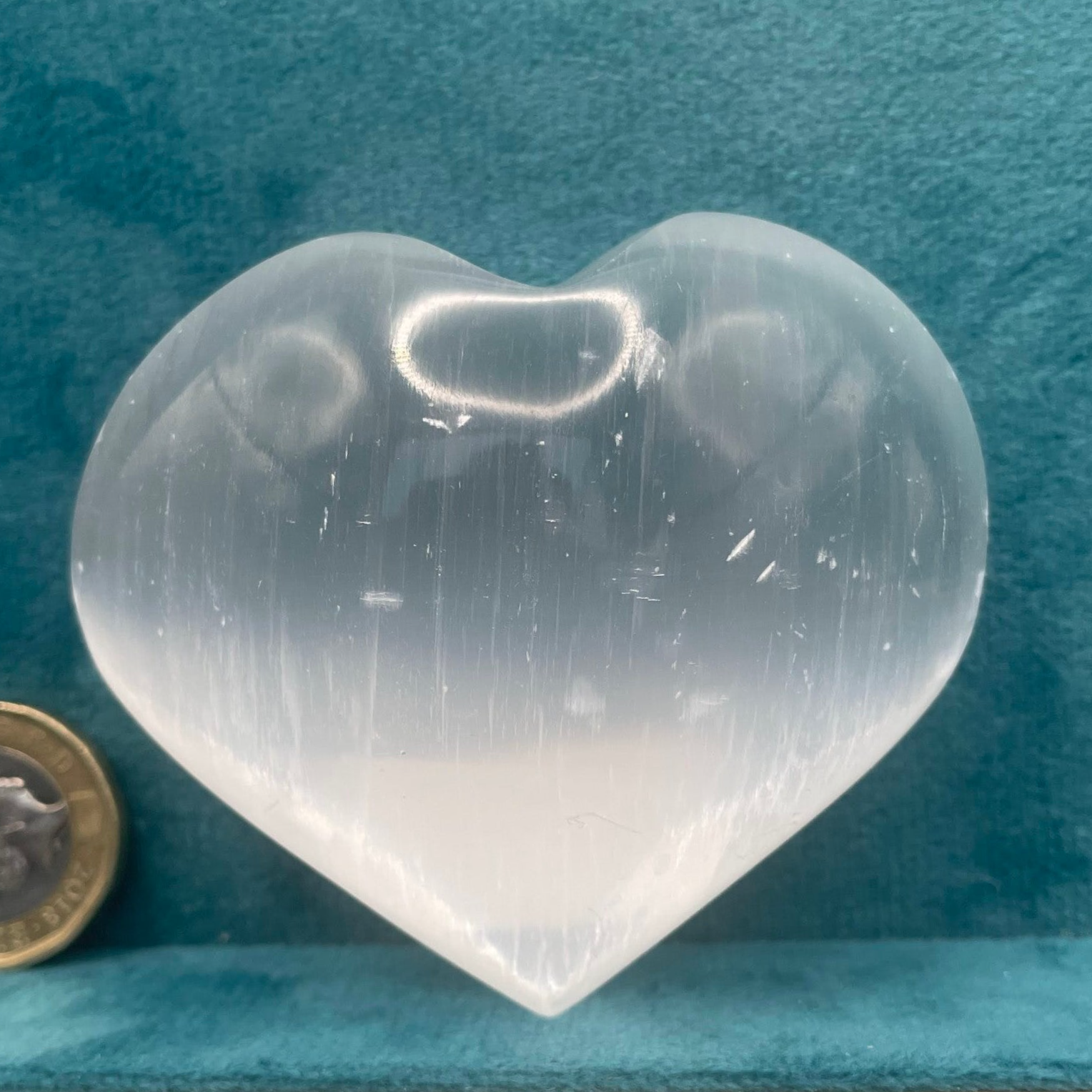 Selenite Heart (Stock No.655)