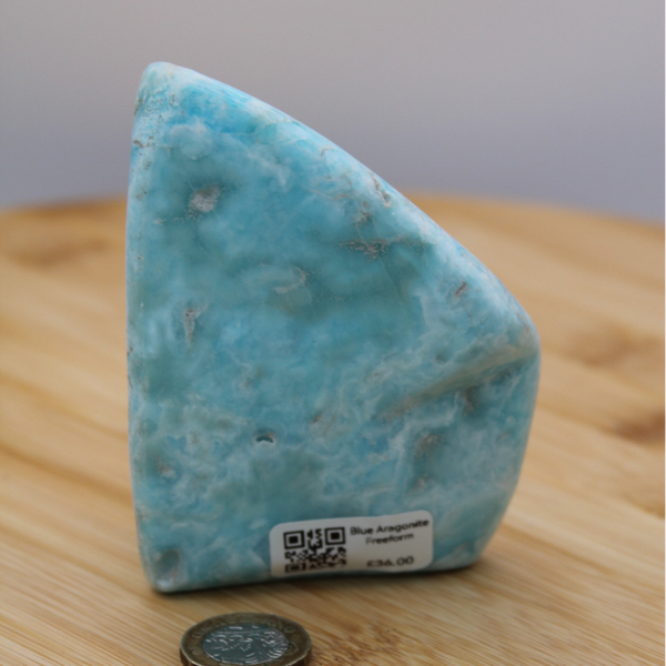 Blue Aragonite Feeform