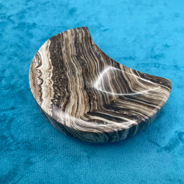 Chocolate Calcite Moon (Stock No.696)