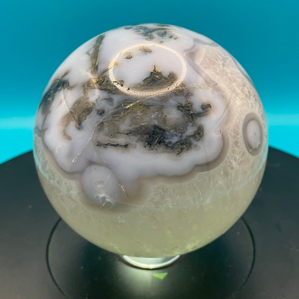Moss Agate Sphere (Stock No.643)