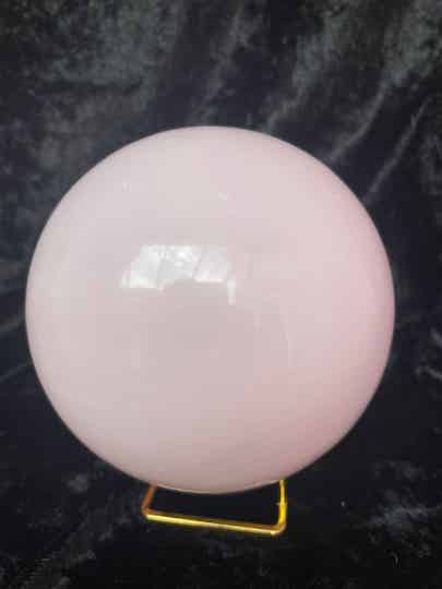 Mangano Pink Calcite Sphere (1.62Kg) (UV Reactive) (Stock No.706)