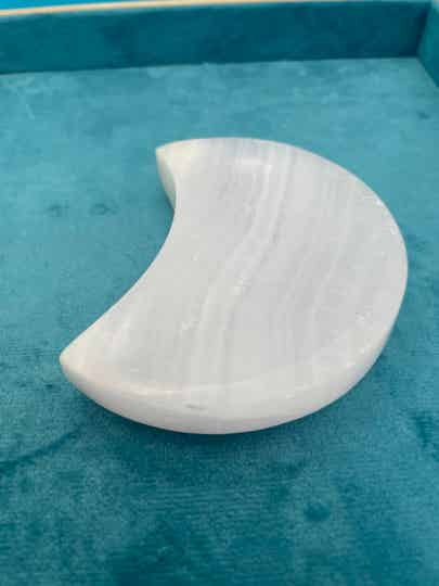 Pink Mangano Calcite Moon (Stock No.769)
