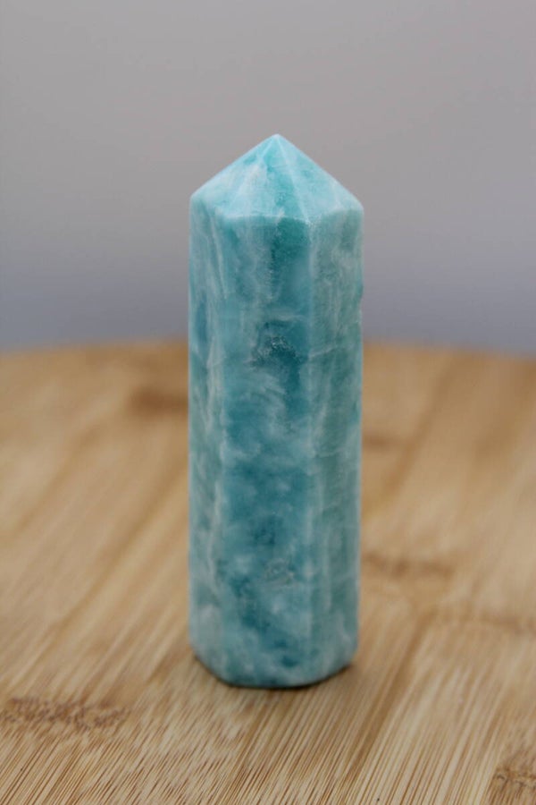 Blue Aragonite Tower (A+ Grade)