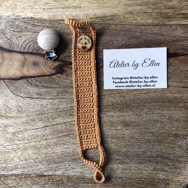 Gehaakt speenkoord  #108 Curry