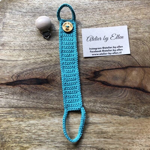 Gehaakt speenkoord  #120 Spearmint