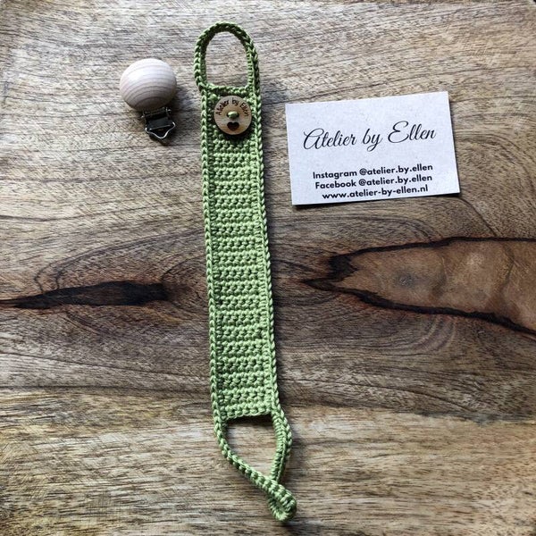 Gehaakt speenkoord #123 Fern