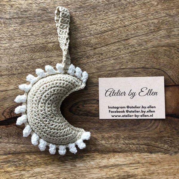 Speendoekje Maan  #003 Ecru