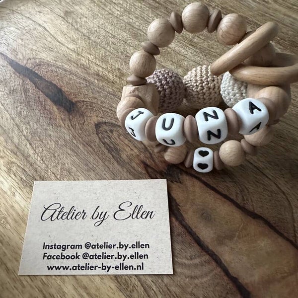 3D-bijtring (#01) Naturel