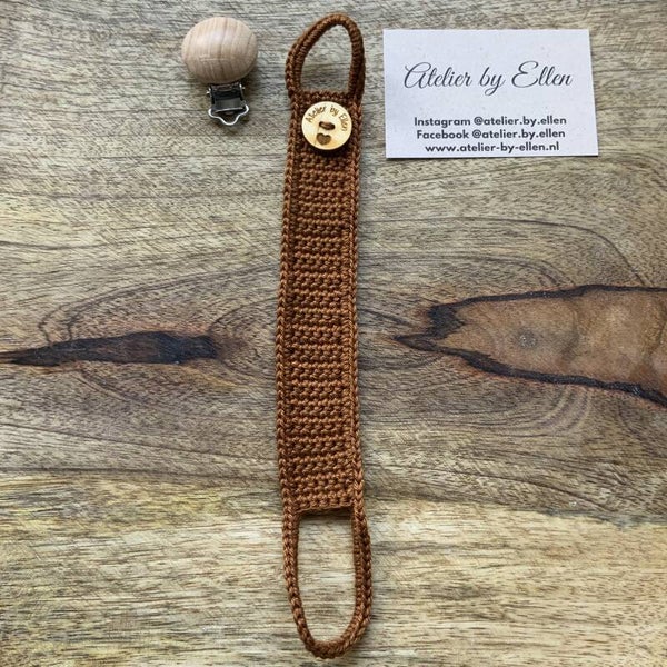 Gehaakt speenkoord #026 Satay