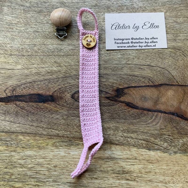 Gehaakt speenkoord #045 Blossom