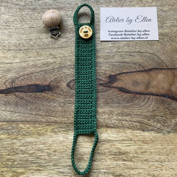 Gehaakt speenkoord  #078 Bottle