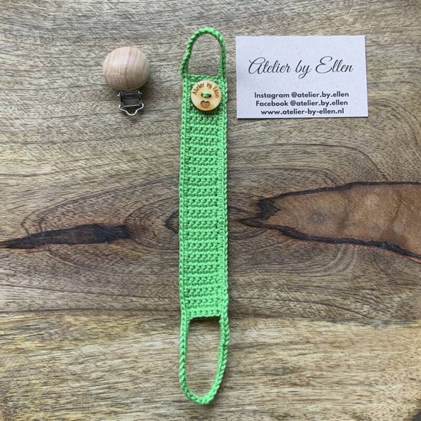 Gehaakt speenkoord #082 Grass