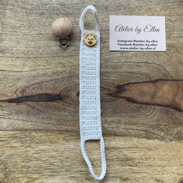 Gehaakt speenkoord  #102 Marble