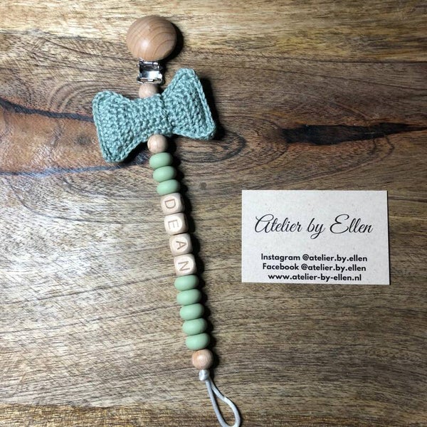 Speenkoord (met naam) #080 Eucalyptus