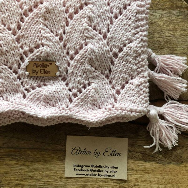 Dekentje 70x70cm #044 Light Pink