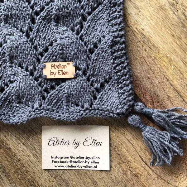 Dekentje 70x70cm #098 Graphite