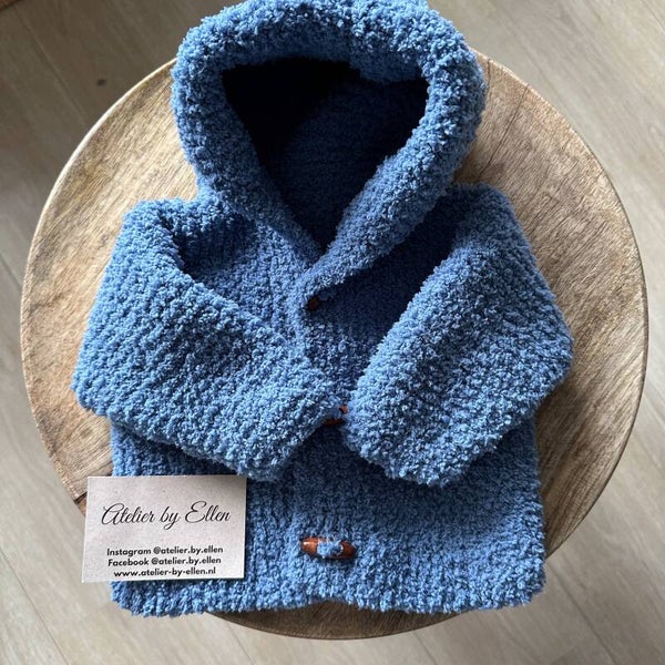 Newborn jasje #061 Denim