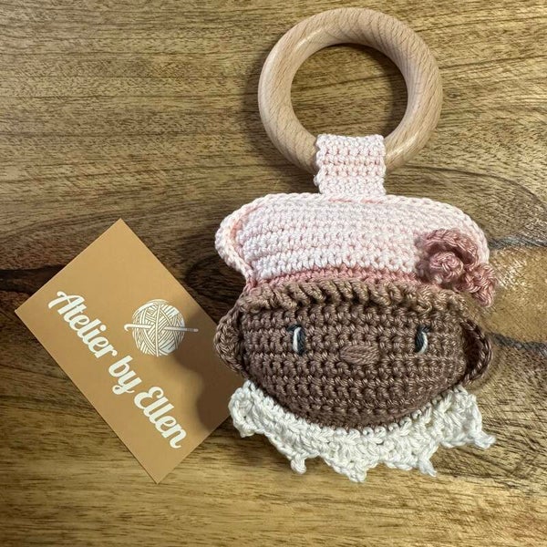 Baby's Eerste Sinterklaas - Rammelaar Pietje Roze