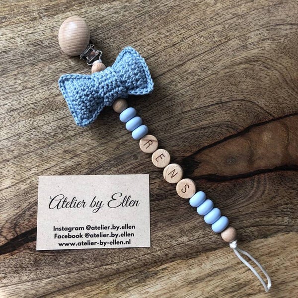 Speenkoord (met naam) #062 Larimar