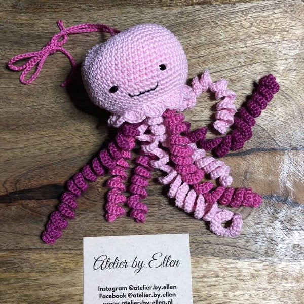 Octopus knuffel (#02) Roze