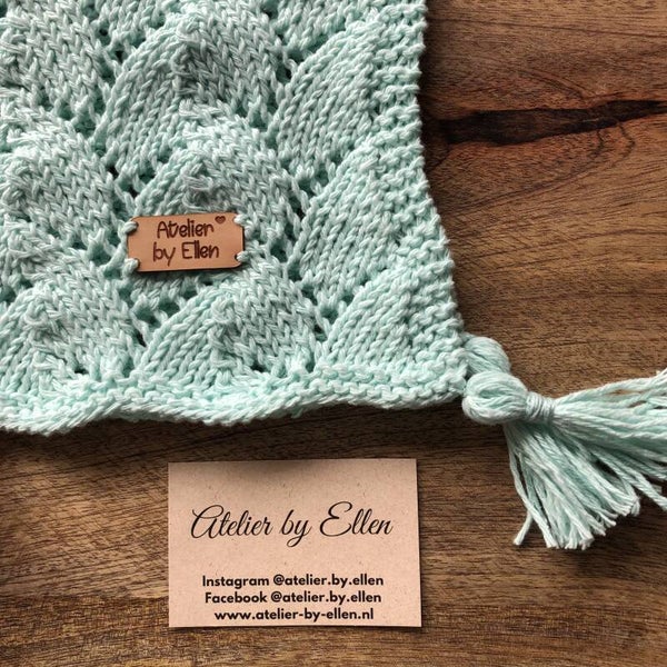 Dekentje 70x70cm #073 Jade Gravel