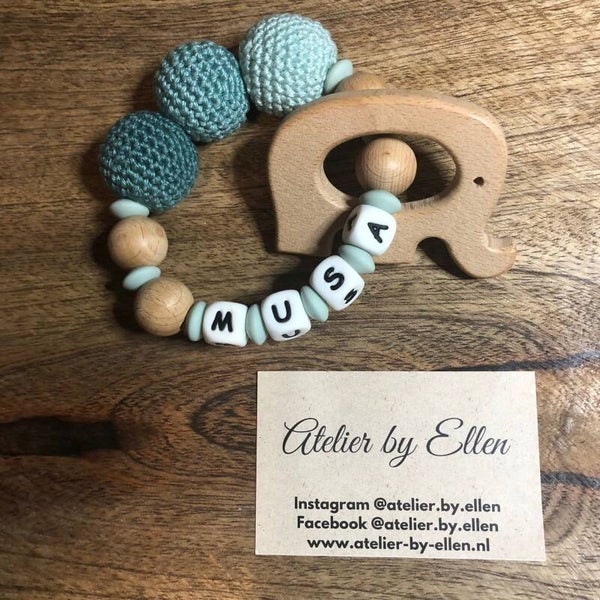 Bijtring (#05) Zeegroen