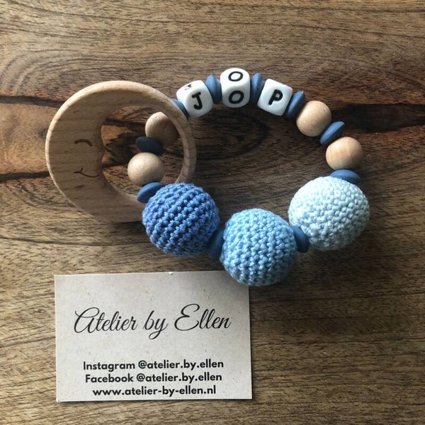 Bijtring (#04) Zeeblauw