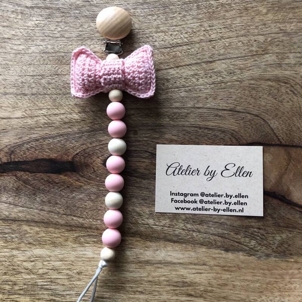 Speenkoord #046 Pastel Pink