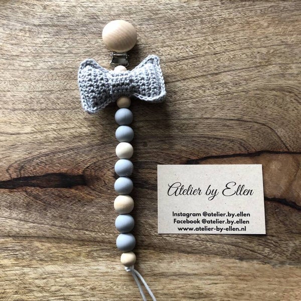 Speenkoord #095 Soft Grey