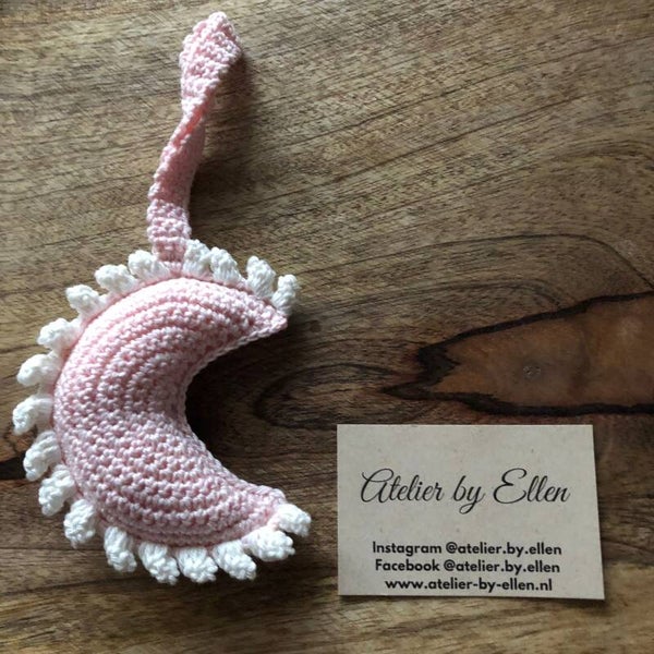 Speendoekje Maan #044 Light Pink