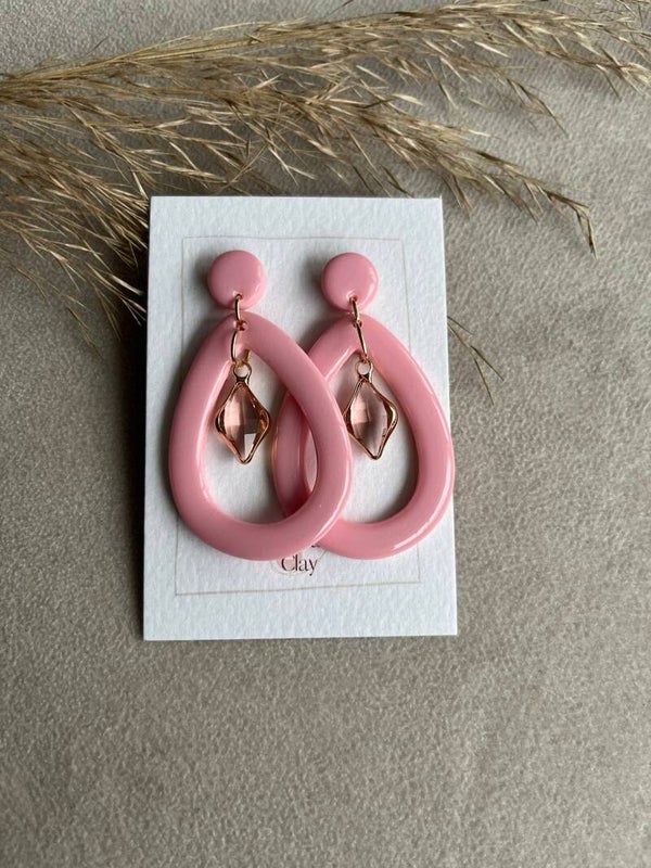 Faye M light pink charm